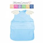 맘러브스유 천사날개 이유식앞치마 민소매 (블루)