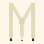 컬러 멜빵 어린이용 아이보리