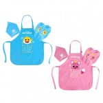 핑크퐁 아기상어 NEW키즈 앞치마세트 (택1) 두건 토시