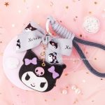 산리오 쿠로미 페이스 PU 키링