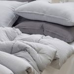 그레이 몽글몽글 슈퍼싱글 차렵 이불 베개커버 세트