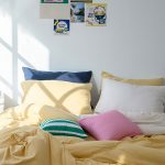 머스타드 수플레 슈퍼싱글 차렵 이불 베개커버 세트