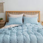 블루 프리벨라 슈퍼싱글 간절기 이불 베개커버 세트