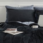 블랙 빌리 슈퍼싱글 극세사 차렵 이불 베개커버 세트